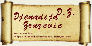 Đenadija Zrnzević vizit kartica